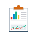 Traffic and rank analysis icon